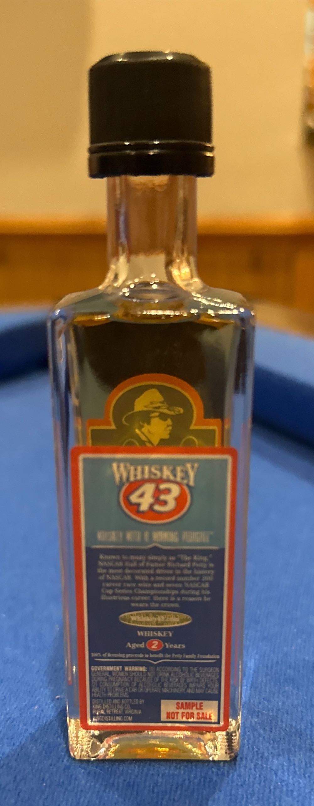 Whiskey 43 50ml - King Distilling Co. (50 mL) alcohol collectible - Main Image 2
