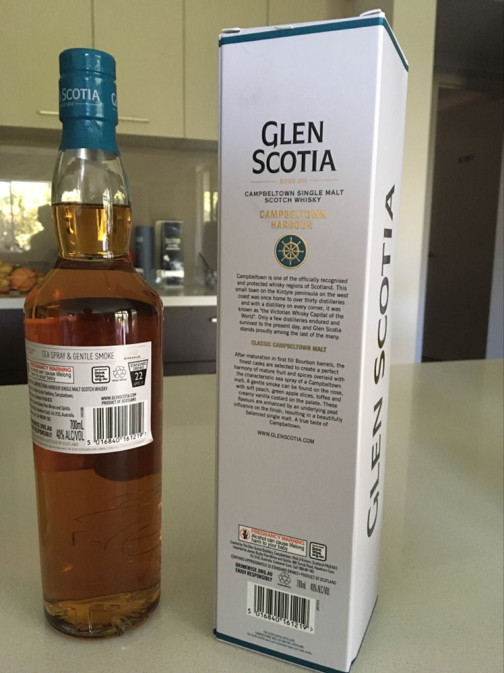 Glen Scotia Campbeltown Harbour - Glen Scotia Distillery (700 mL) alcohol collectible [Barcode 5016840161219] - Main Image 2