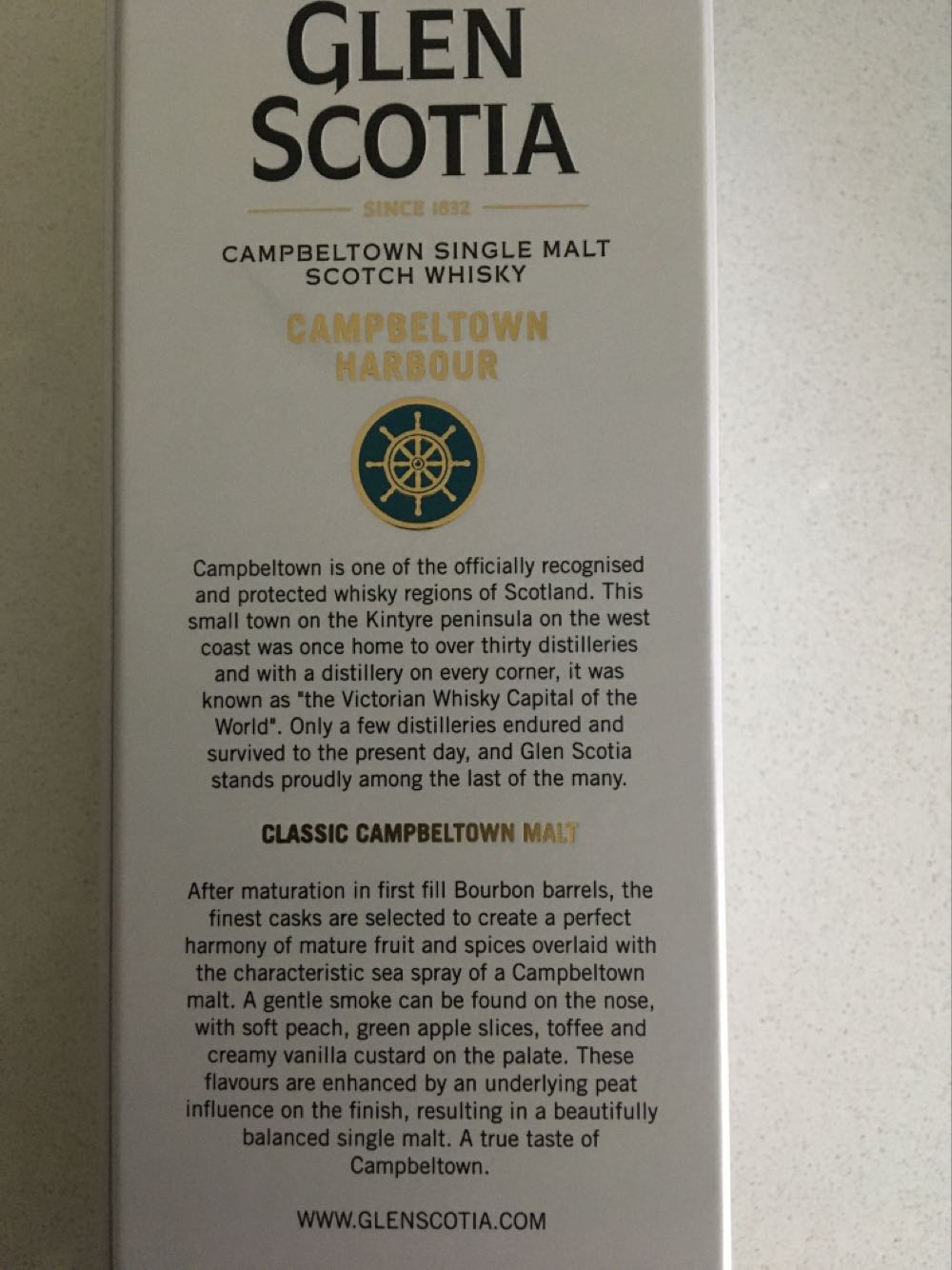 Glen Scotia Campbeltown Harbour - Glen Scotia Distillery (700 mL) alcohol collectible [Barcode 5016840161219] - Main Image 3