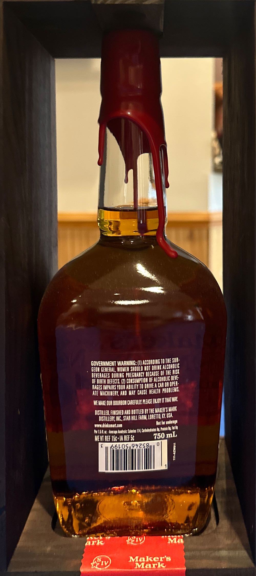 Maker’s Mark No. 46 - Maker’s Mark Distillery (750 mL) alcohol collectible - Main Image 2