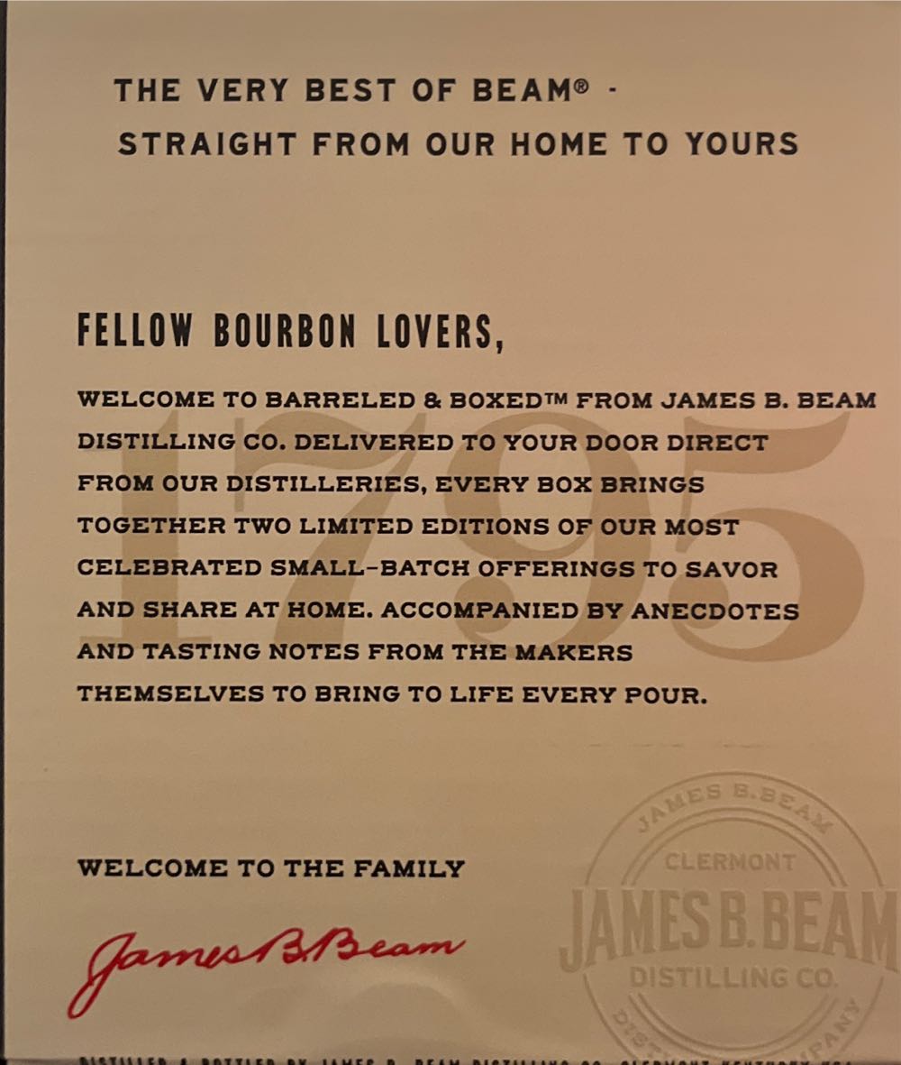 Jim Beam Booker’s Barreled & Boxed Batch Exclusive - Jim B.Beam Distilling Co. (750 mL) alcohol collectible - Main Image 2