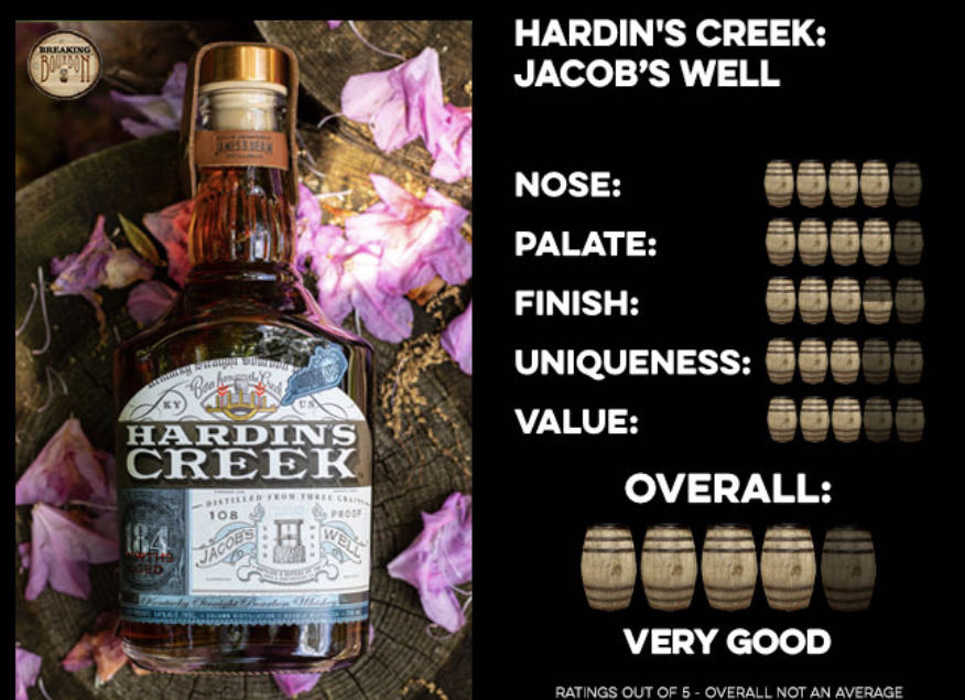Hardin’s Creek: Jacobs Well - Fred B. Noe Distillery (750 mL) alcohol collectible - Main Image 2