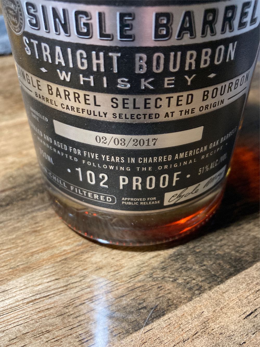 Clyde May’s Single Barrel Bourbon - Conecuh Ridge Distillery (750 mL) alcohol collectible [Barcode 736040004356] - Main Image 3