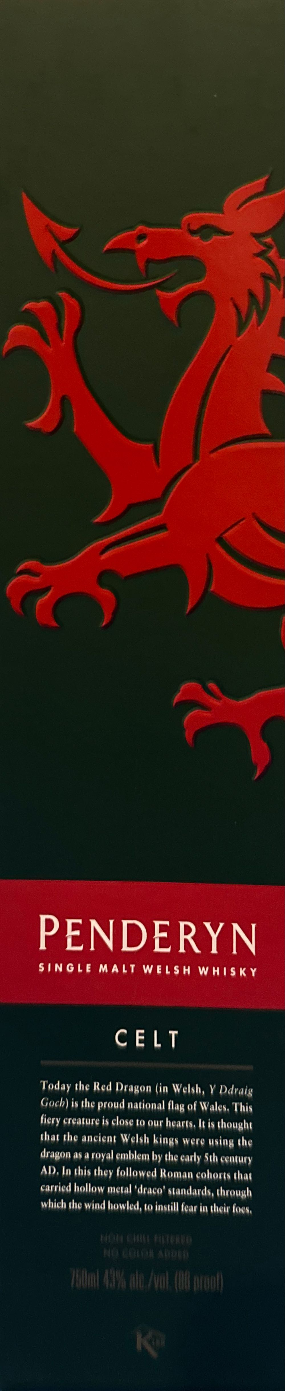 Penderyn Welsh Single Malt- CELT - Penderyn Distillery (750 mL) alcohol collectible [Barcode 892032400046] - Main Image 4