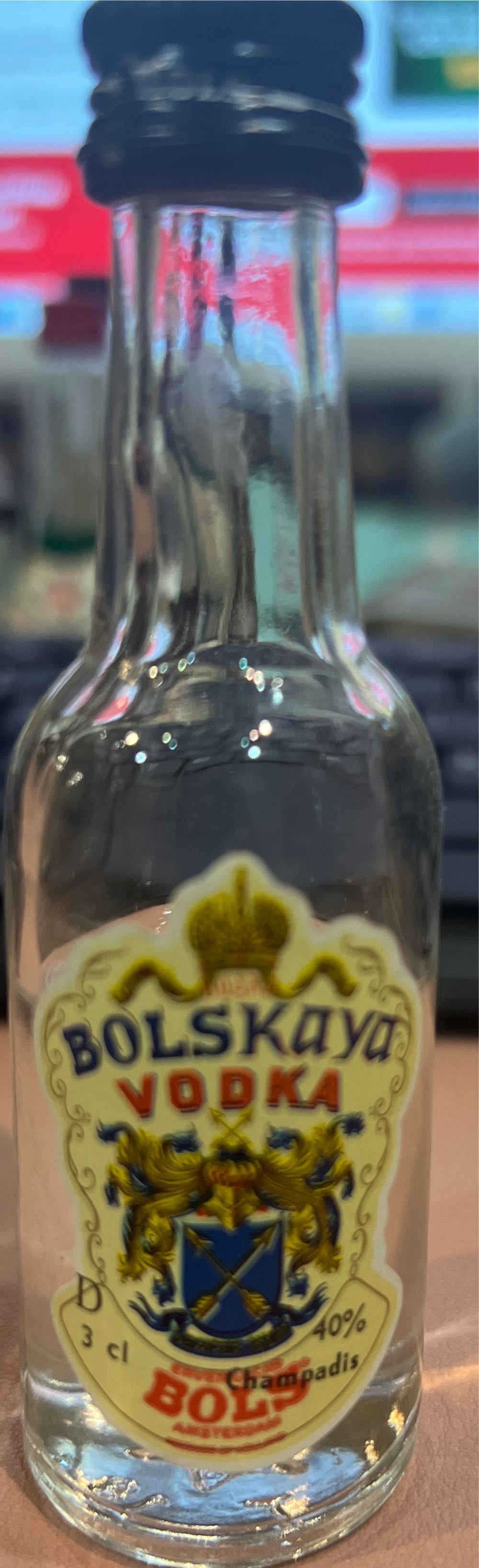 Bolskaya Vodka  alcohol collectible - Main Image 2