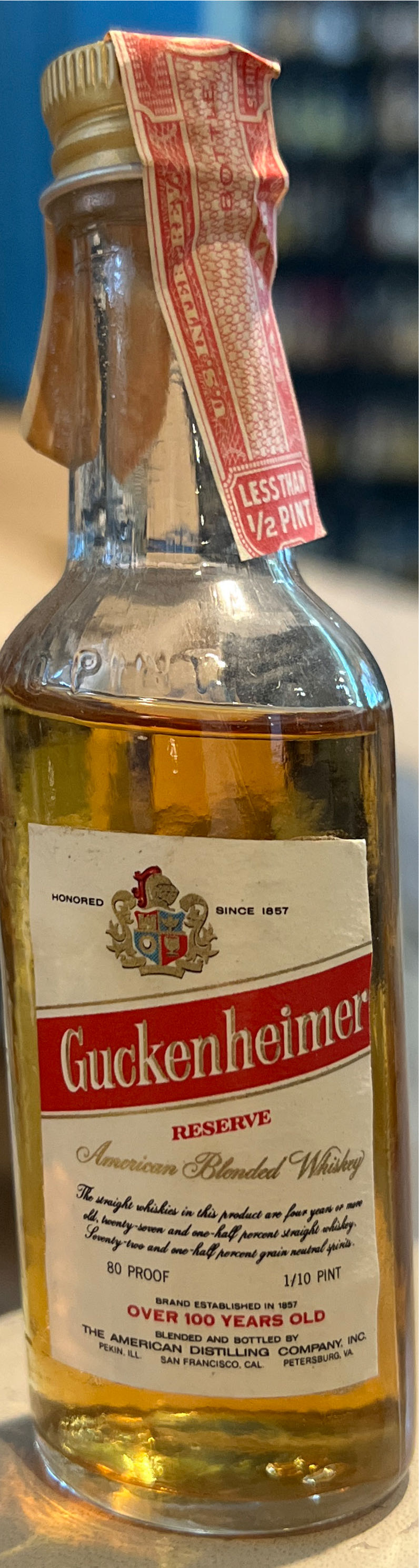 Guckenheimer  alcohol collectible - Main Image 3