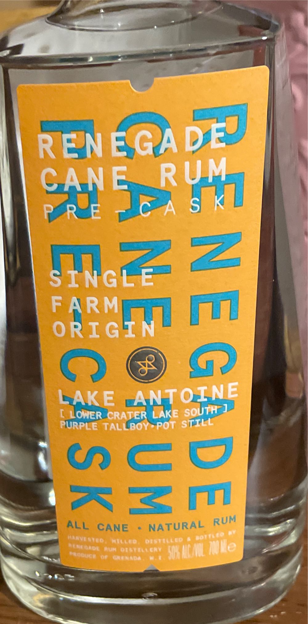 Renegade Lake Antoine Lower Crater Pot Still Rum 1st - Renegrade Rum Distillery (750 mL) alcohol collectible [Barcode 5391536631482] - Main Image 2