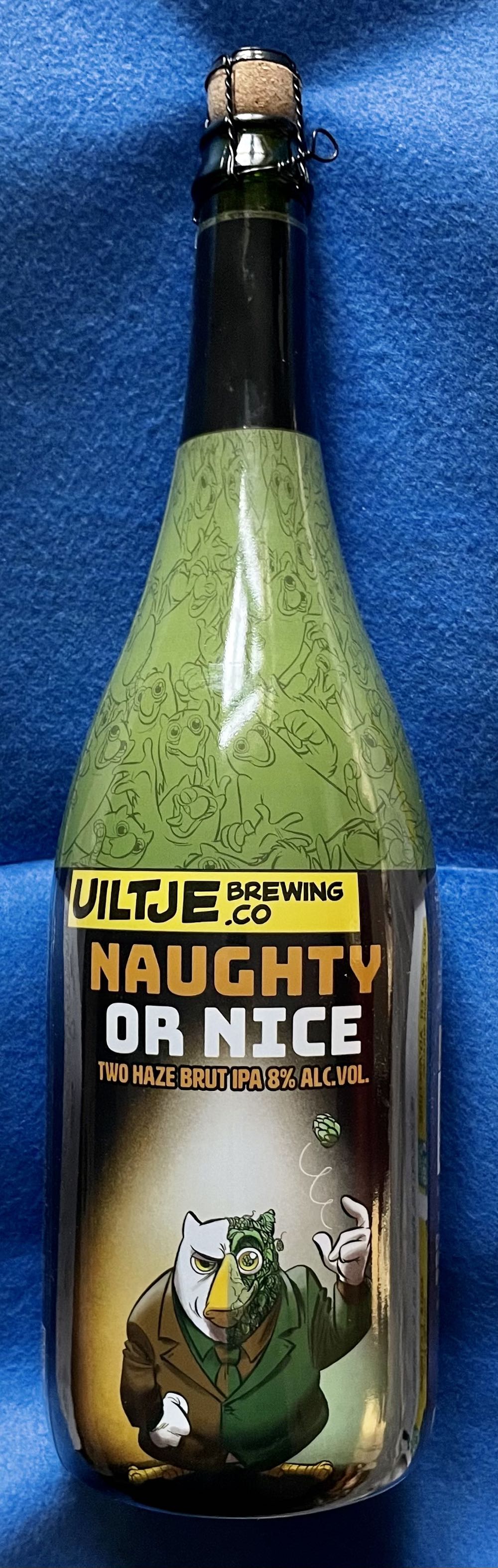 Naughty Or Nice - Uiltje Brewing Company (1500 mL) alcohol collectible [Barcode 8720618914040] - Main Image 2