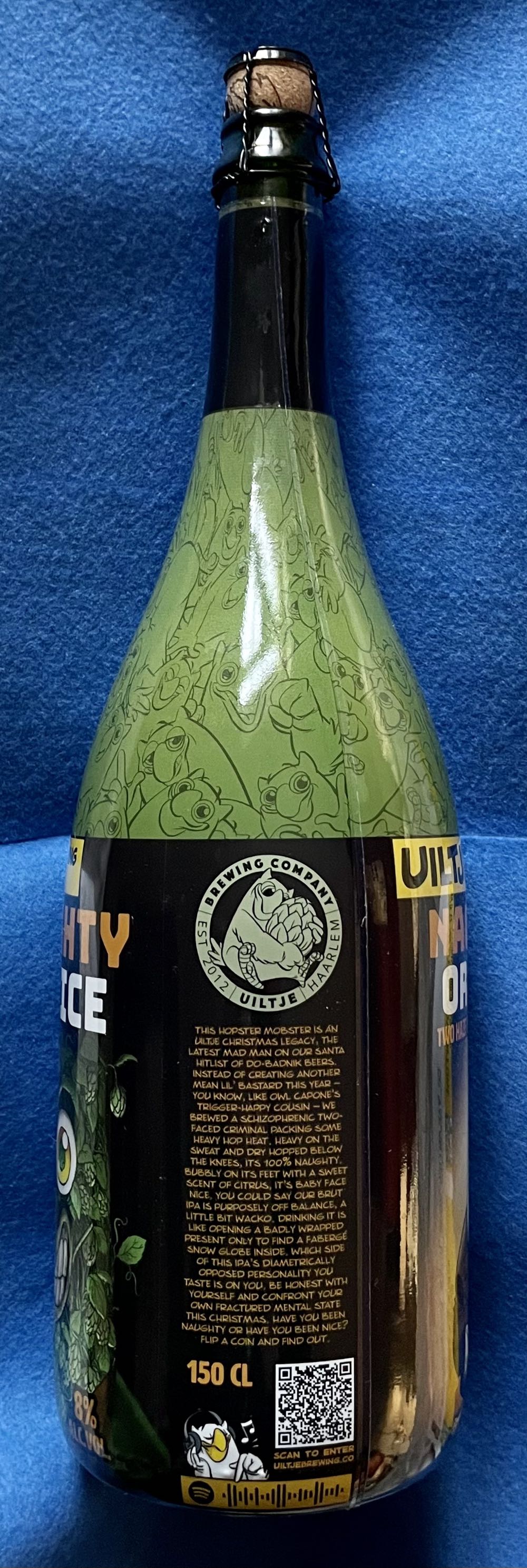 Naughty Or Nice - Uiltje Brewing Company (1500 mL) alcohol collectible [Barcode 8720618914040] - Main Image 4