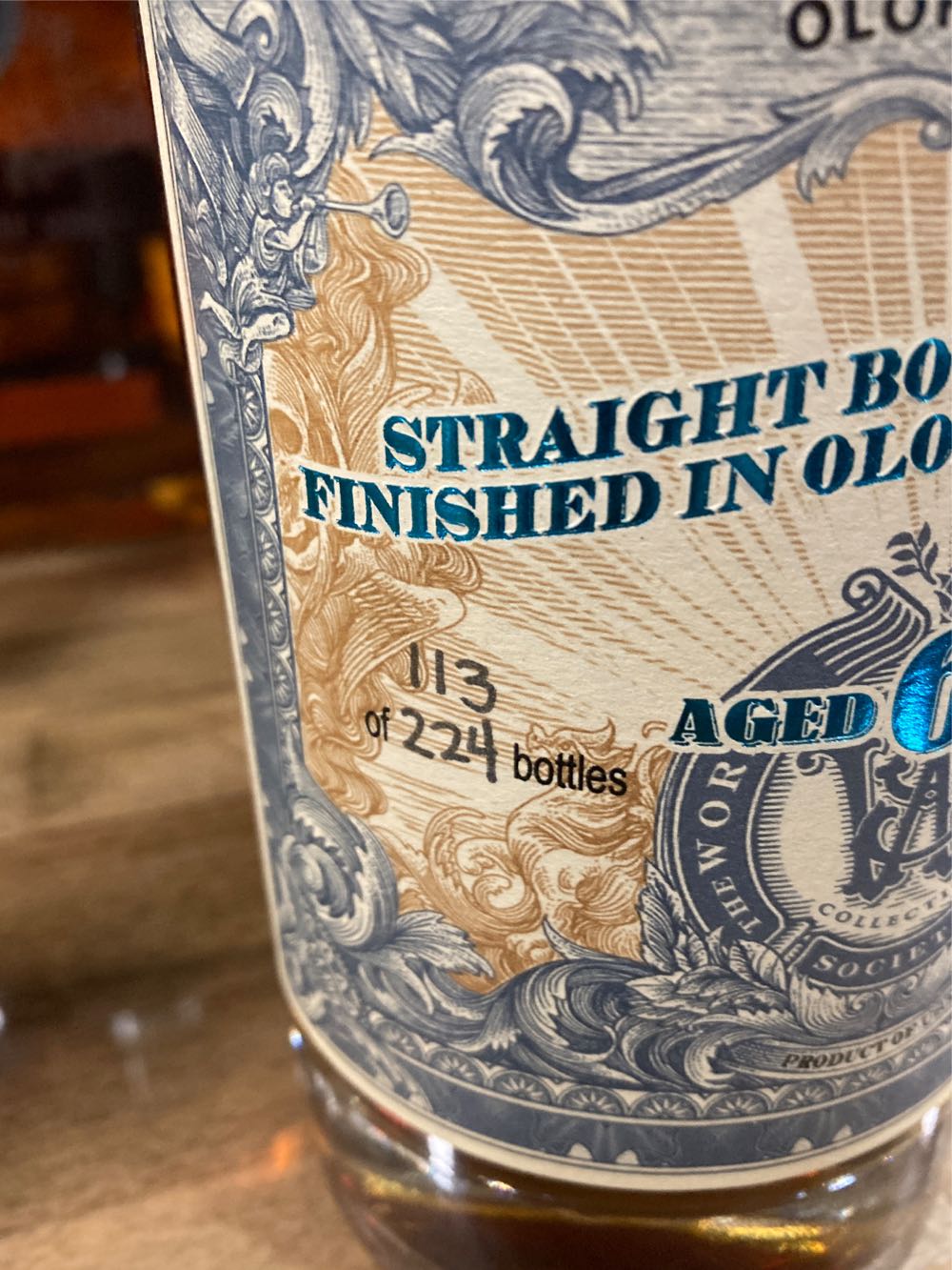 World Whiskey Society Oloroso Edition - Bottled By World Whiskey Society (750 mL) alcohol collectible [Barcode 785571876567] - Main Image 2