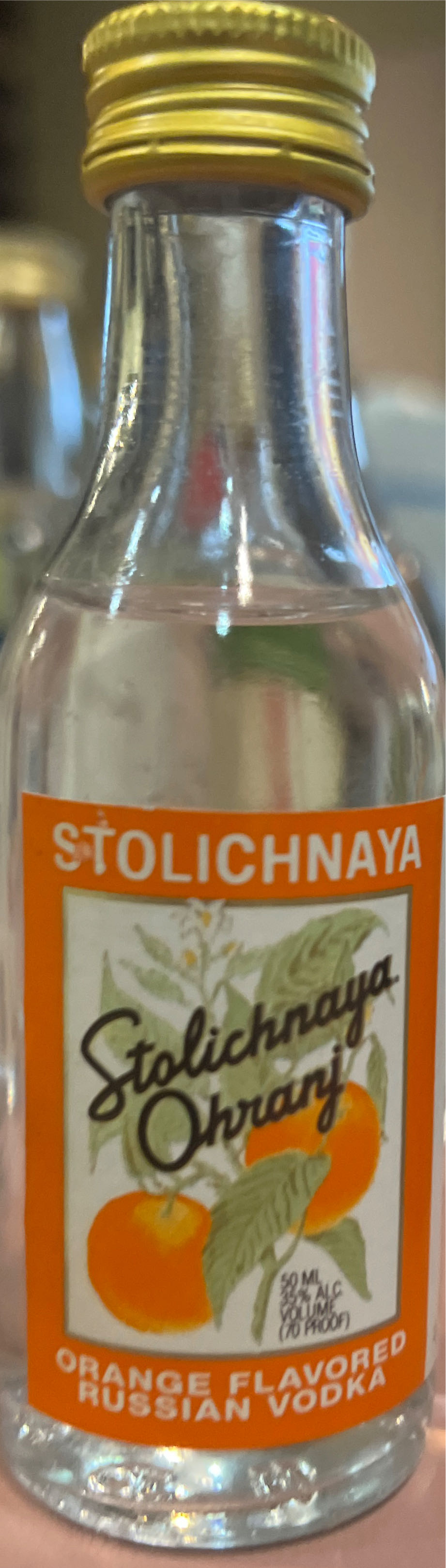 Stolichnaya Orange  alcohol collectible - Main Image 1