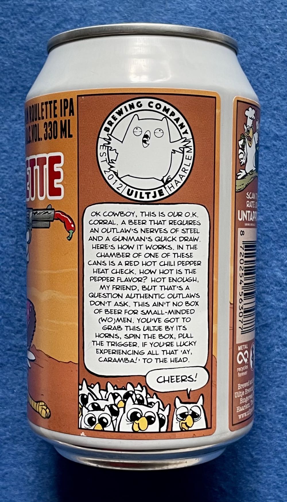 Russian Roulette - Uiltje Brewing Company (330 mL) alcohol collectible [Barcode 8720254563077] - Main Image 4