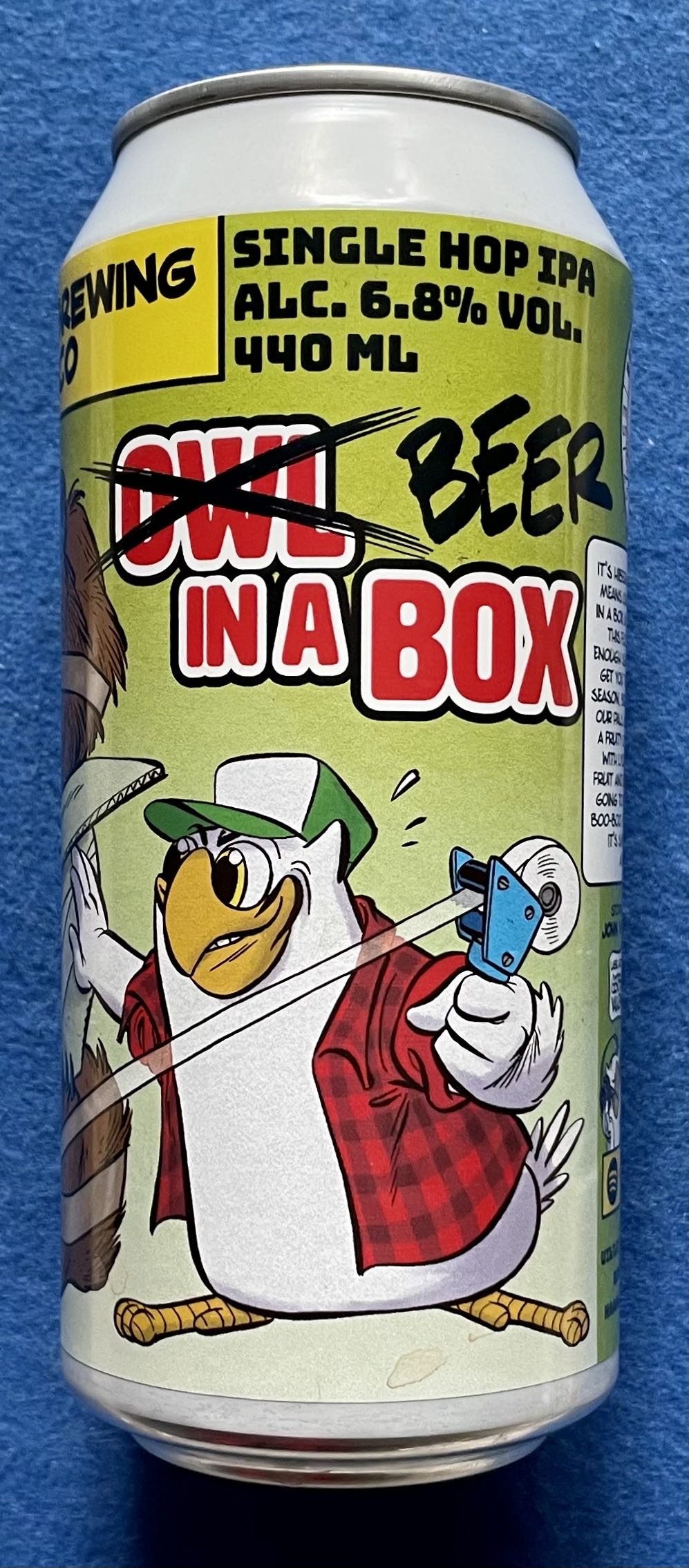 Owl Beer In A Box - Uiltje Brewing Company (440 mL) alcohol collectible [Barcode 8720618914125] - Main Image 2