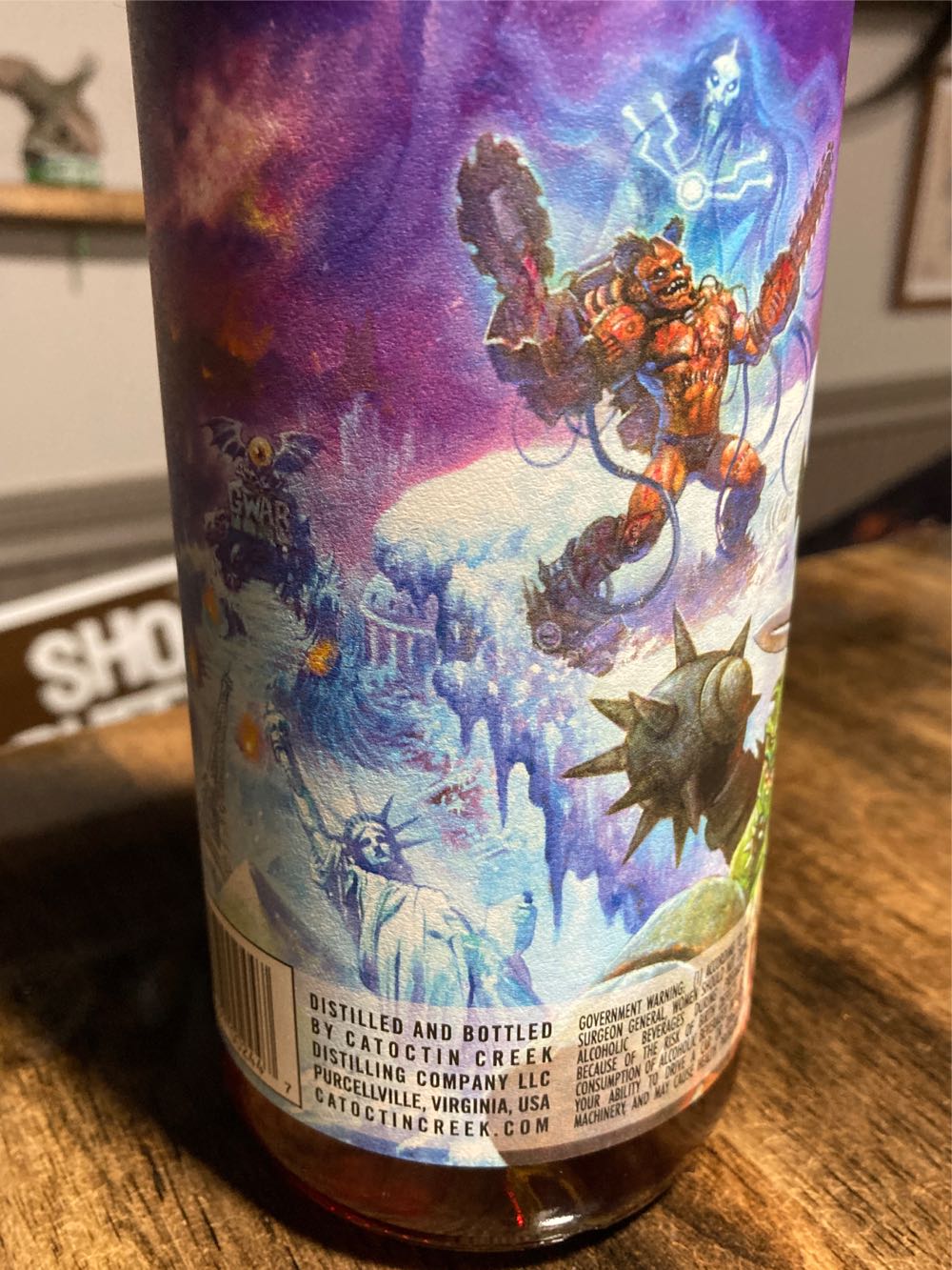 Catoctin Creek Ragnarok Rye - Catoctin Creek (750 mL) alcohol collectible [Barcode 855397002447] - Main Image 3