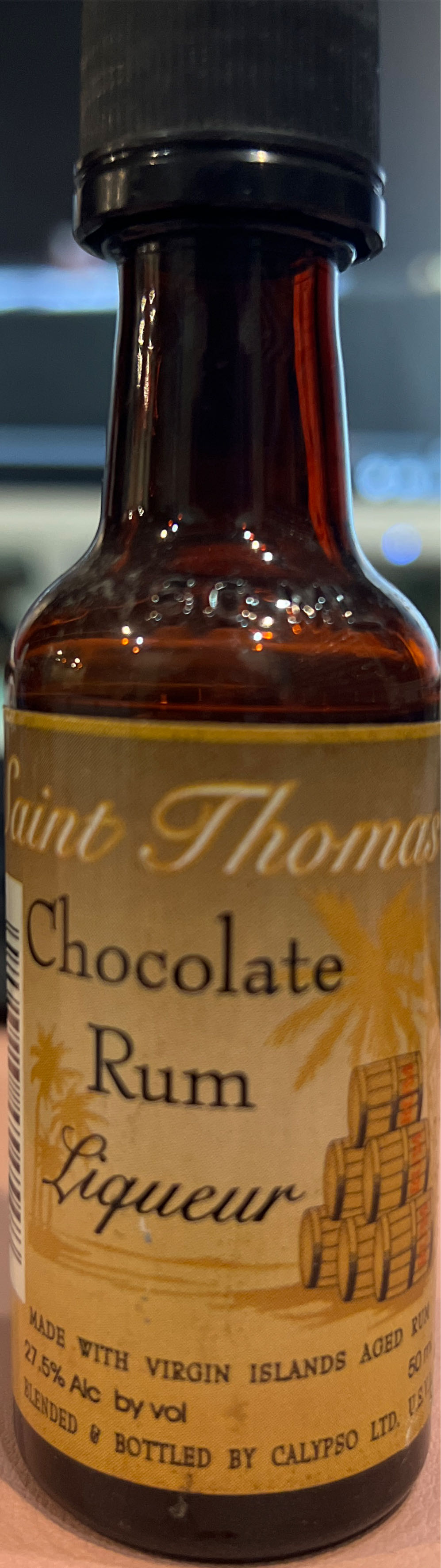 Saint Thomas Chocolate Rum  alcohol collectible - Main Image 1