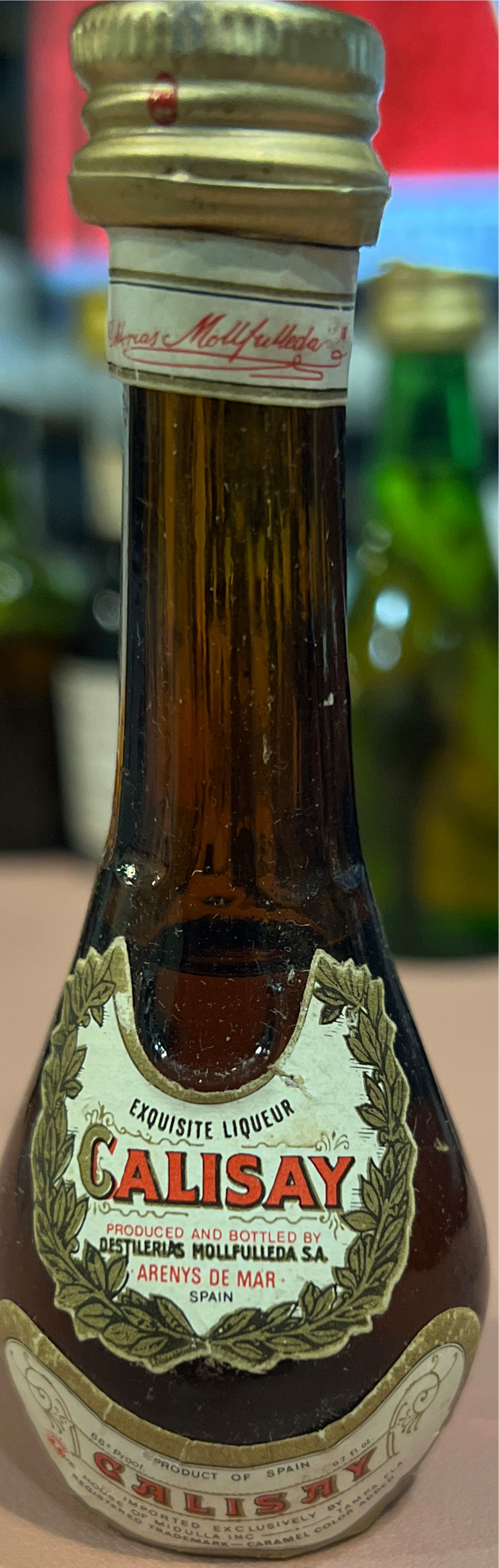 Calisay - Distilerias Mollfulleda (0.7 FL OZ) alcohol collectible - Main Image 1