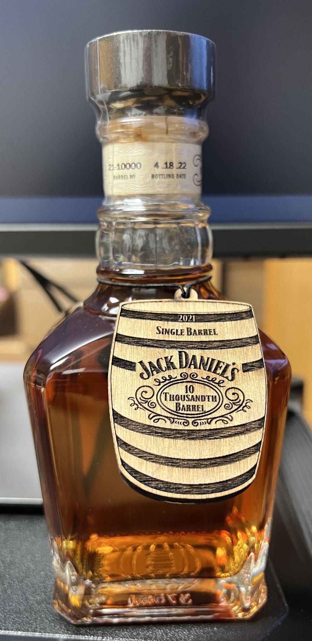 10 Thousandth Barrels - Jack Daniel’s Distillery, Lynchburg, TN (375 mL) alcohol collectible - Main Image 2