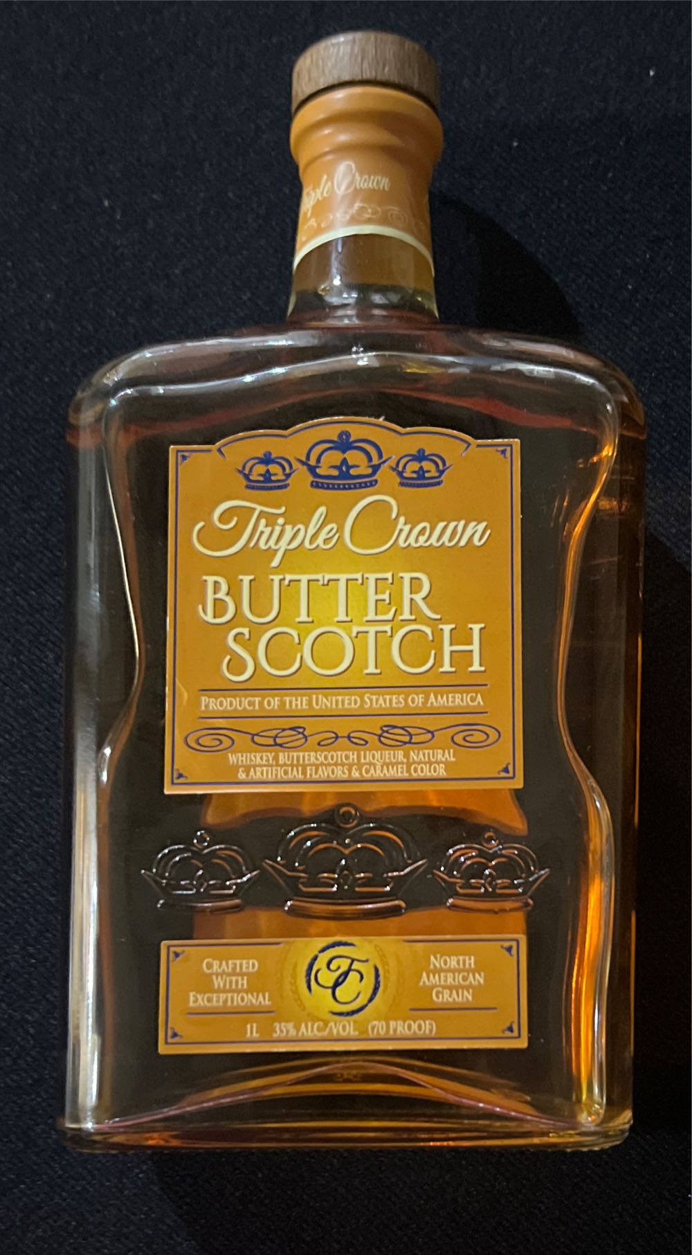 Triple Crown Butter Scotch - Triple Crown (1 L) alcohol collectible [Barcode 085592152498] - Main Image 1
