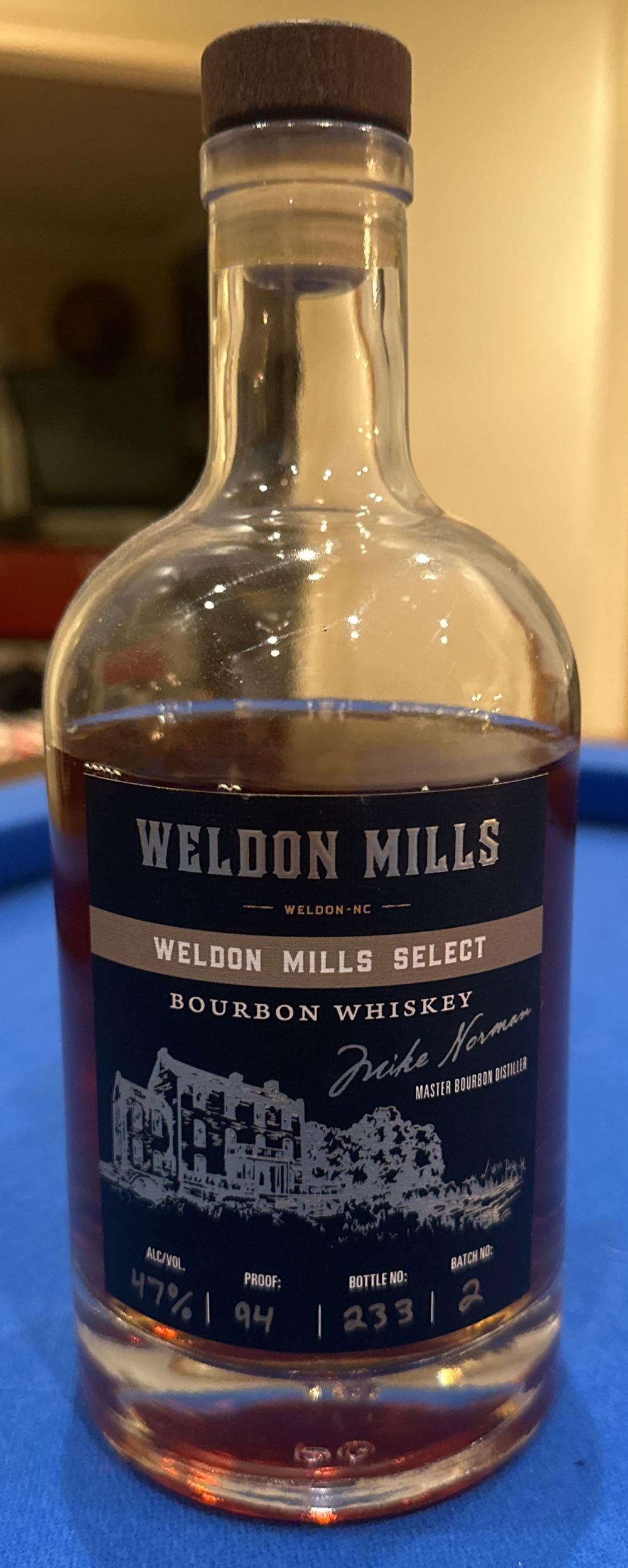 Weldon Mills Select Bourbon - Weldon Mills Distillery (750 mL) alcohol collectible [Barcode 850017104099] - Main Image 1