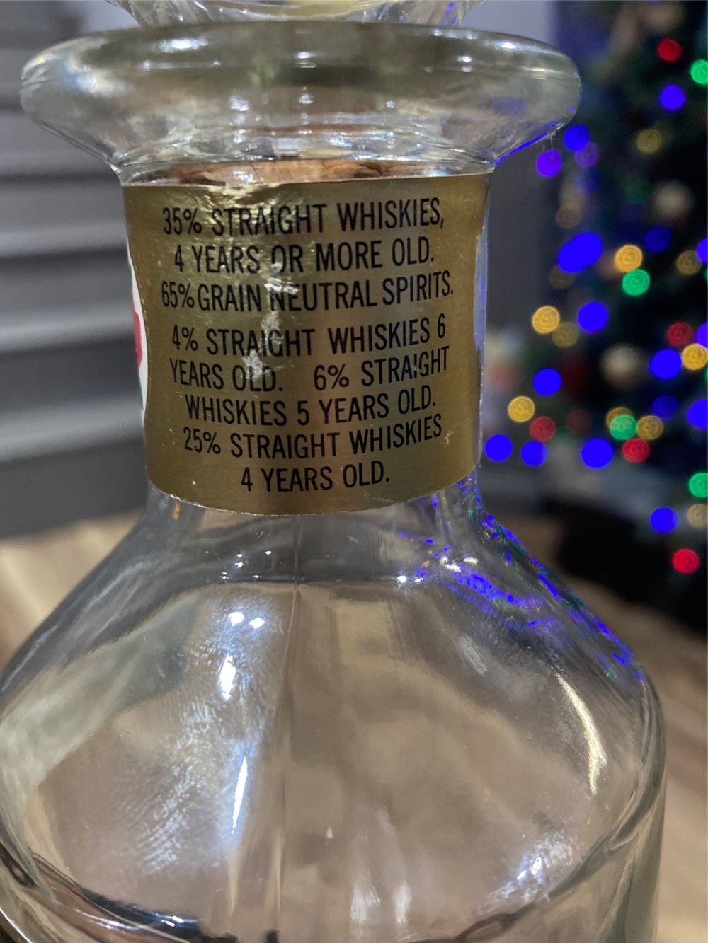 Four Roses Christmas Decanter 1965 - Four Roses Distilleries (25.6 FL OZ) alcohol collectible - Main Image 2