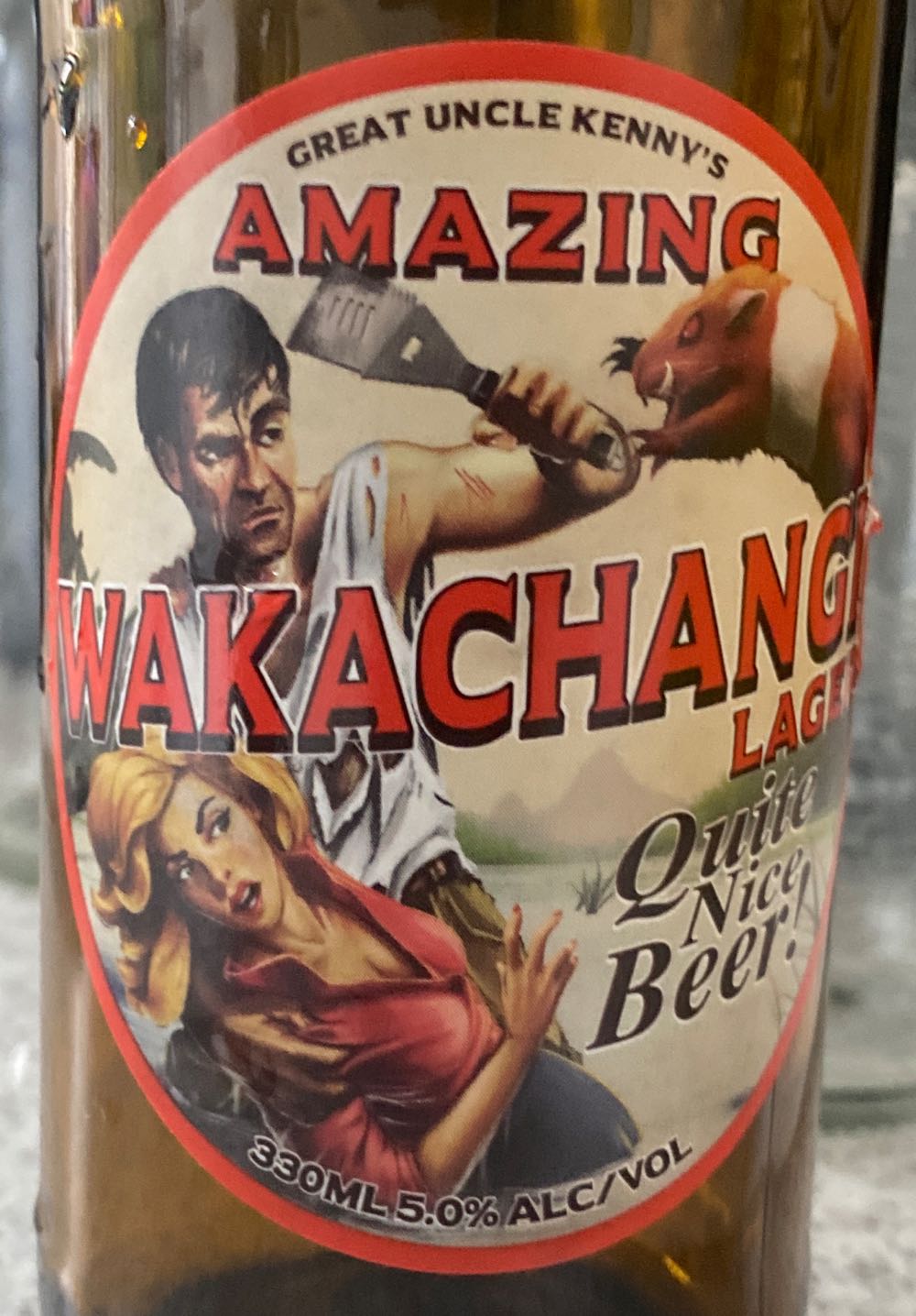 Wakachangi - New Zealand (330 mL) alcohol collectible - Main Image 2