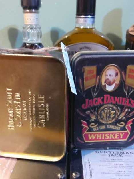 Mini Jack Daniels 50 ml Tin  - Jack Daniel Distillery (50 mL) alcohol collectible - Main Image 3