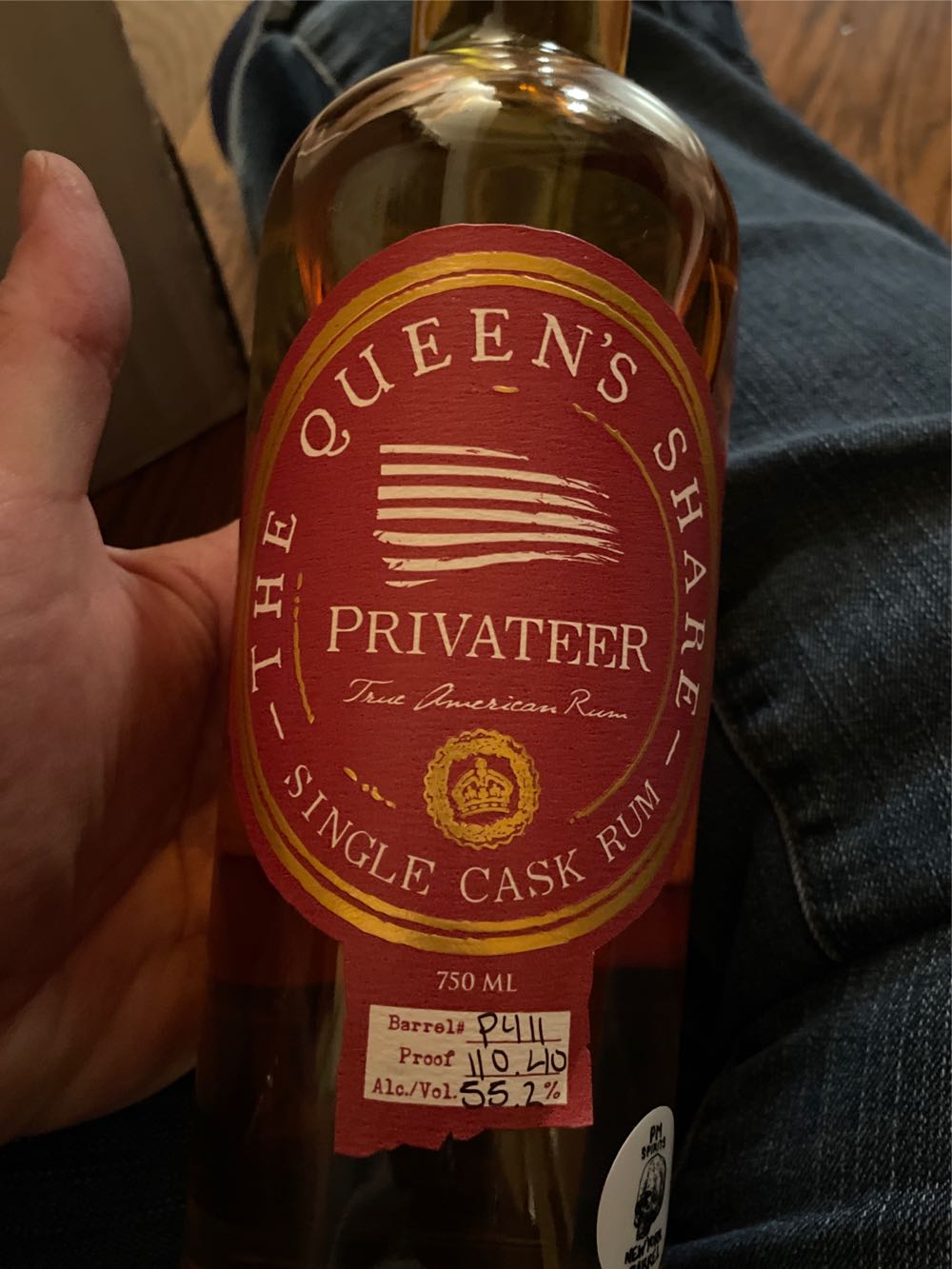 Queen’s Share Single Cask Privateer - Privateer International (750 mL) alcohol collectible [Barcode 854646003044] - Main Image 2