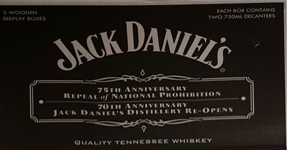 Prohibition Set - Jack Daniel Distillery (750 mL) alcohol collectible [Barcode 082184234839] - Main Image 3