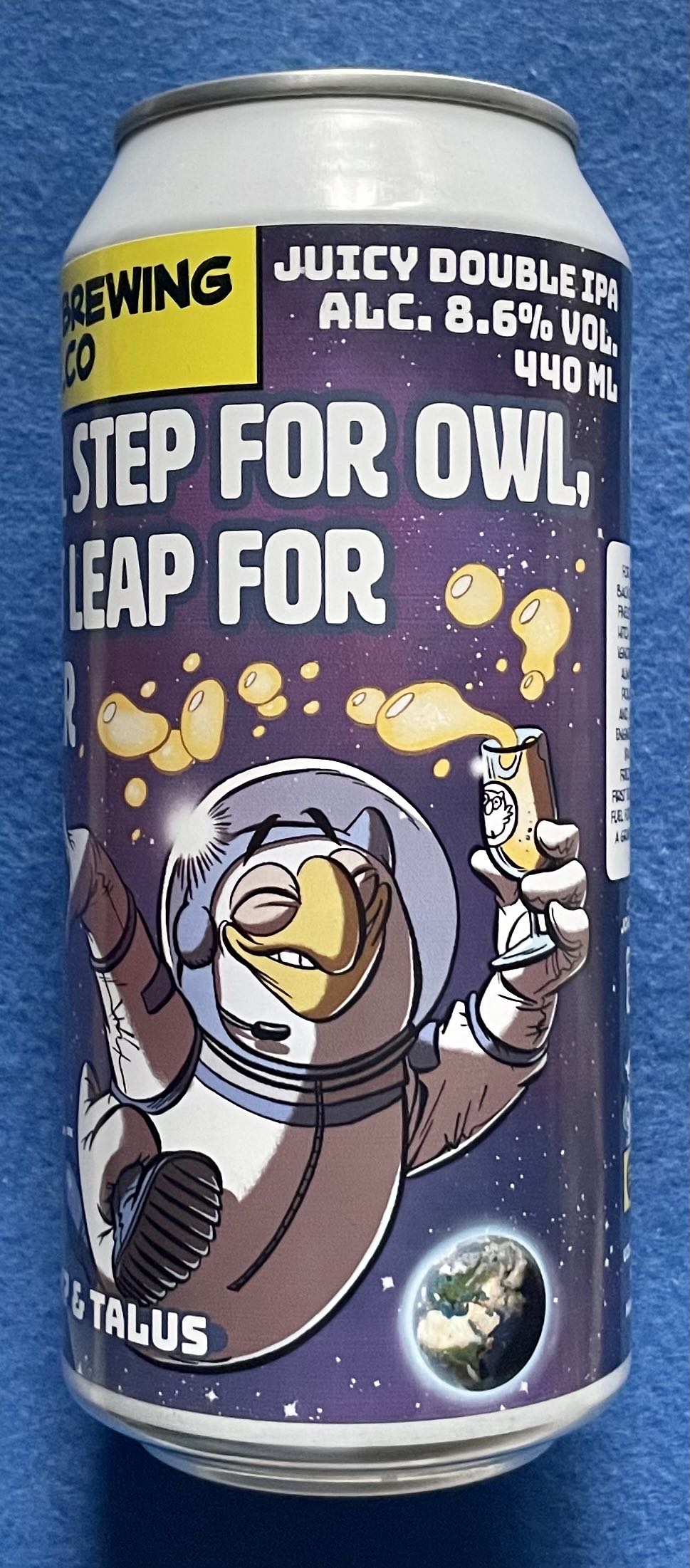 One Small Step For Owl, One Giant Leap For Craft Beer - Uiltje Brewing Company (440 mL) alcohol collectible [Barcode 8720618914026] - Main Image 2