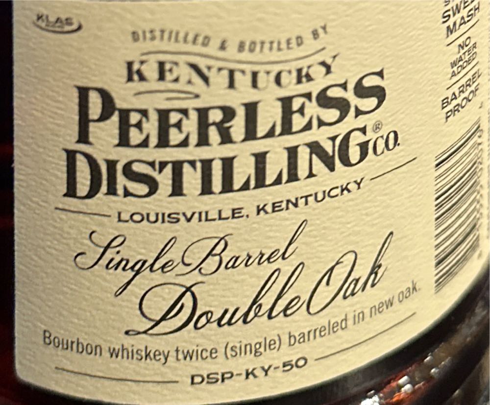 Peerless Double Oak - Peerless Distilling Co (750 mL) alcohol collectible [Barcode 813555020764] - Main Image 2
