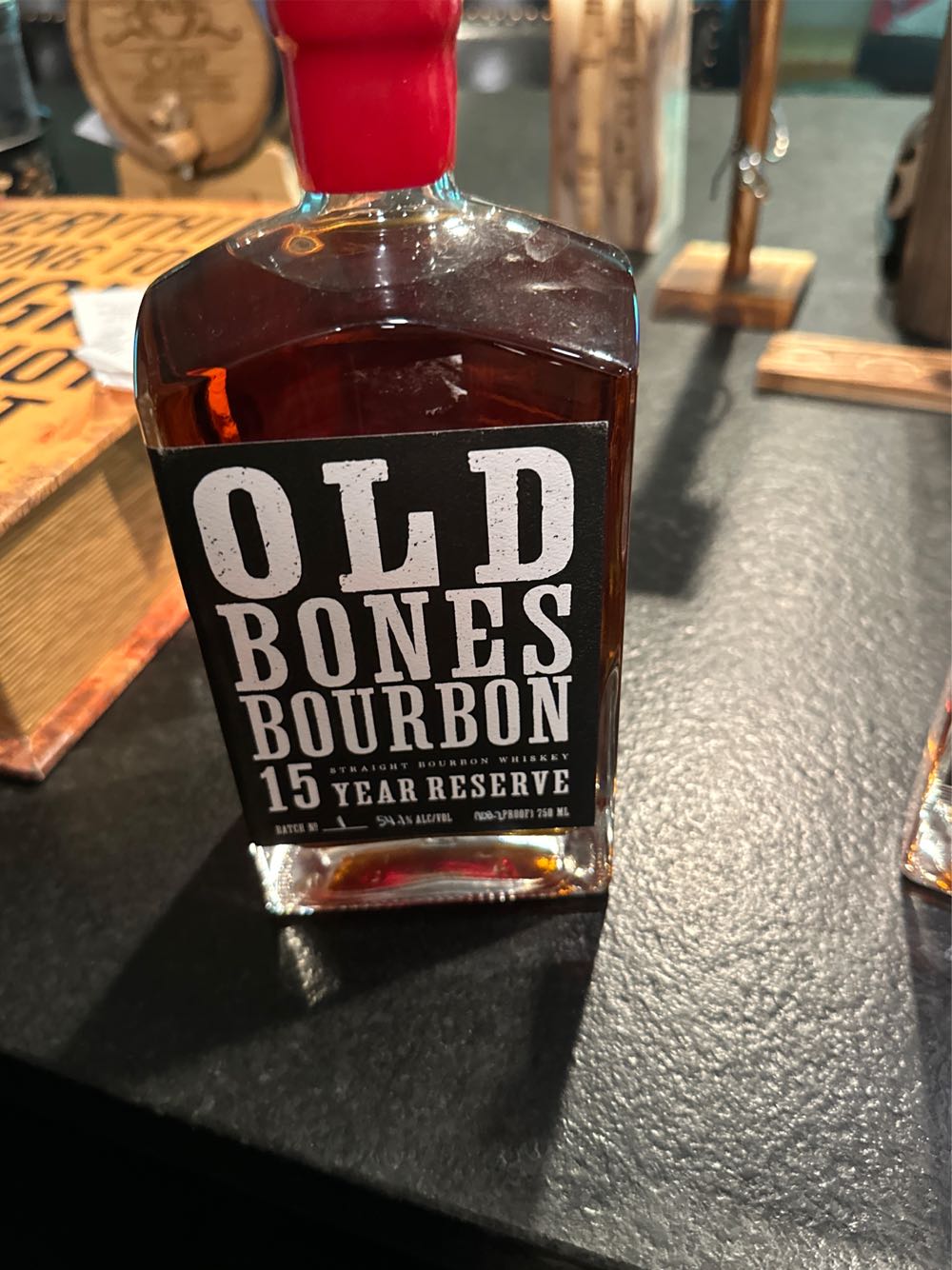 Backbone Old Bones 15 Year Bourbon 750ml Liquor  alcohol collectible [Barcode 682131901212] - Main Image 2