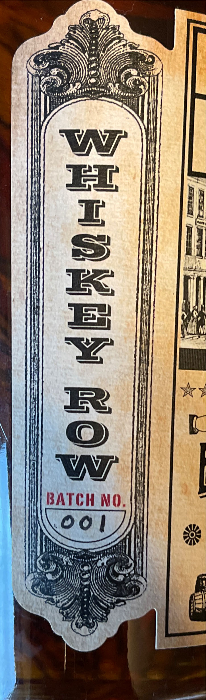 Whiskey Row - Whiskey Row (750 mL) alcohol collectible [Barcode 013964548907] - Main Image 4