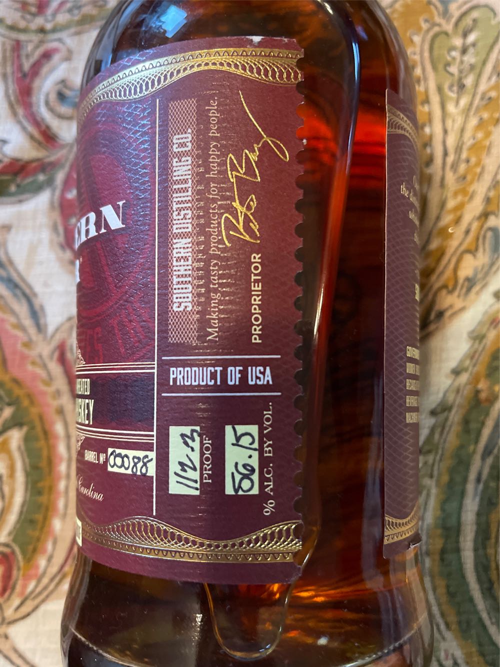 Southern Star Paragon - Southern Distilling Co (750 mL) alcohol collectible [Barcode 818237020087] - Main Image 2