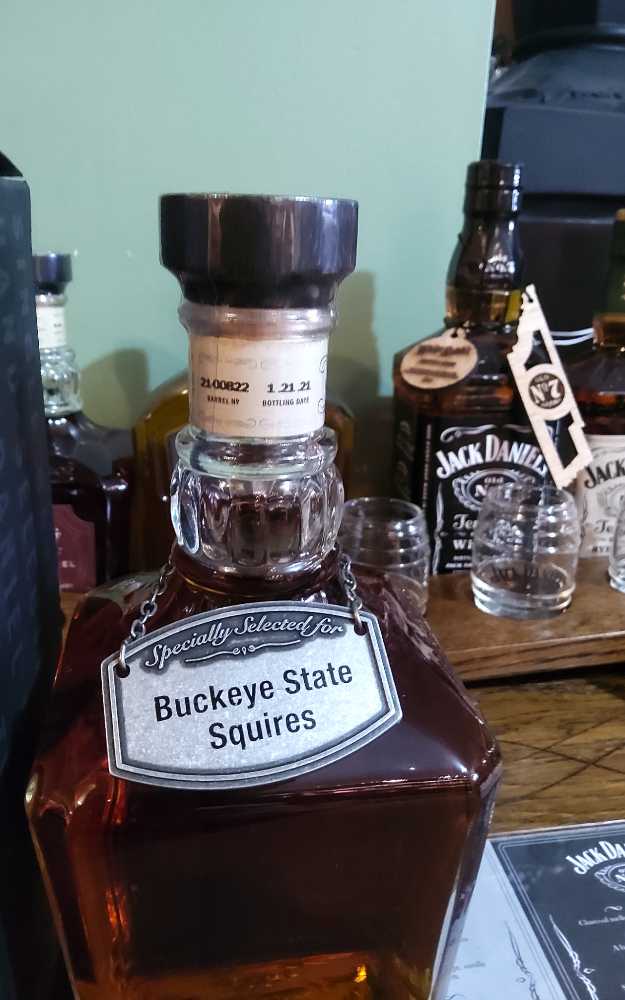 Buckeye State Squires Single Barrel 1-21-21 - Jack Daniel Distillery (750 mL) alcohol collectible - Main Image 2