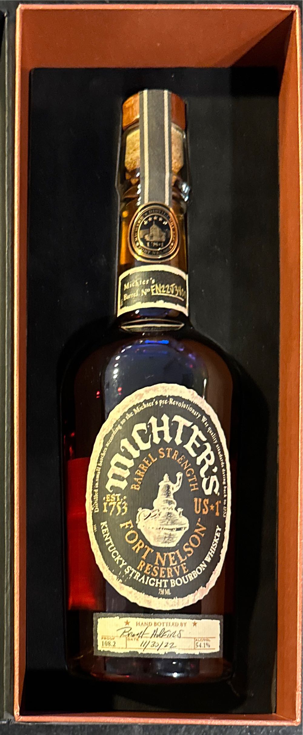 Michters Barrel Proof  alcohol collectible - Main Image 2