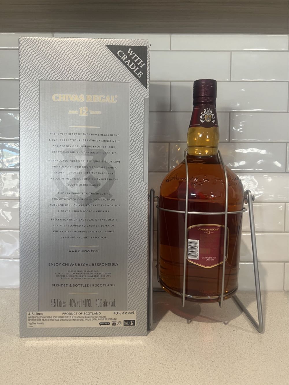 Chivas 12 - Chivas Regal (4500 mL) alcohol collectible - Main Image 2