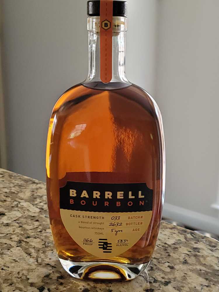 Barrell Bourbon Cask Strength 33 - Barrell Craft Spirits (750 mL) alcohol collectible [Barcode 736040005605] - Main Image 1