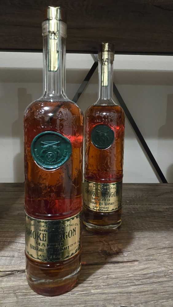 Smoke Wagon Malted Straight Rye 119.44 proof - Nevada H &C Distilling Co (750 mL) alcohol collectible [Barcode 858764003603] - Main Image 2