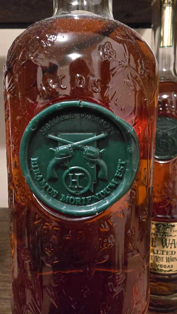 Smoke Wagon Malted Straight Rye 119.44 proof - Nevada H &C Distilling Co (750 mL) alcohol collectible [Barcode 858764003603] - Main Image 3