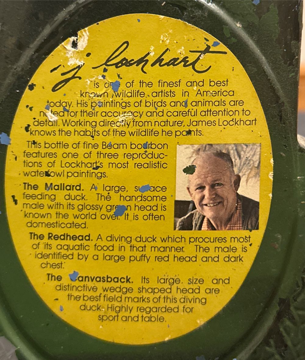 Beam’s Choice Mallard Duck Decanter - James B Beam Distilling Co (750 mL) alcohol collectible - Main Image 2