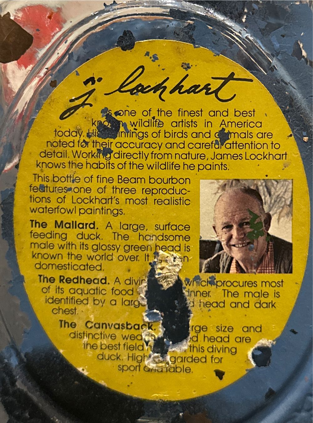 Beam’s Choice Canvasback Duck Decanter - James B Beam Distilling Co (750 mL) alcohol collectible - Main Image 2