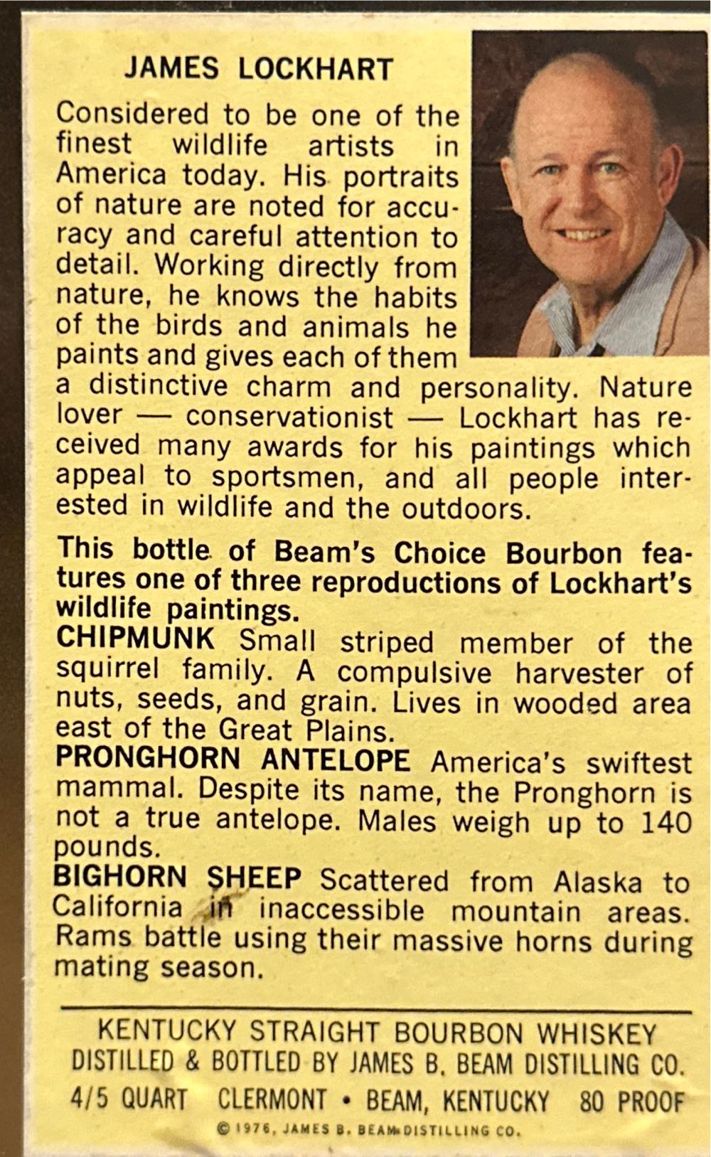 Beam’s Choice Pronghorn Decanter - James B Beam Distilling Co (750 mL) alcohol collectible - Main Image 2