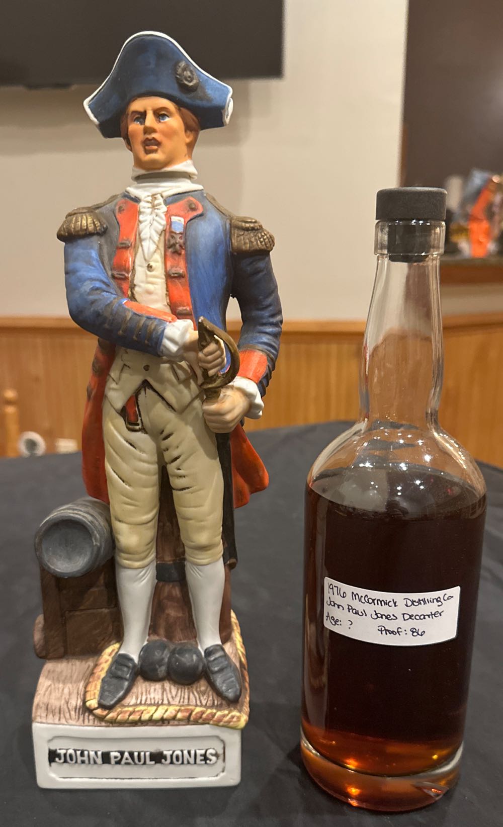 McCormick John Paul Jones Decanter - McCormick Distilling Co. (750 mL) alcohol collectible - Main Image 3