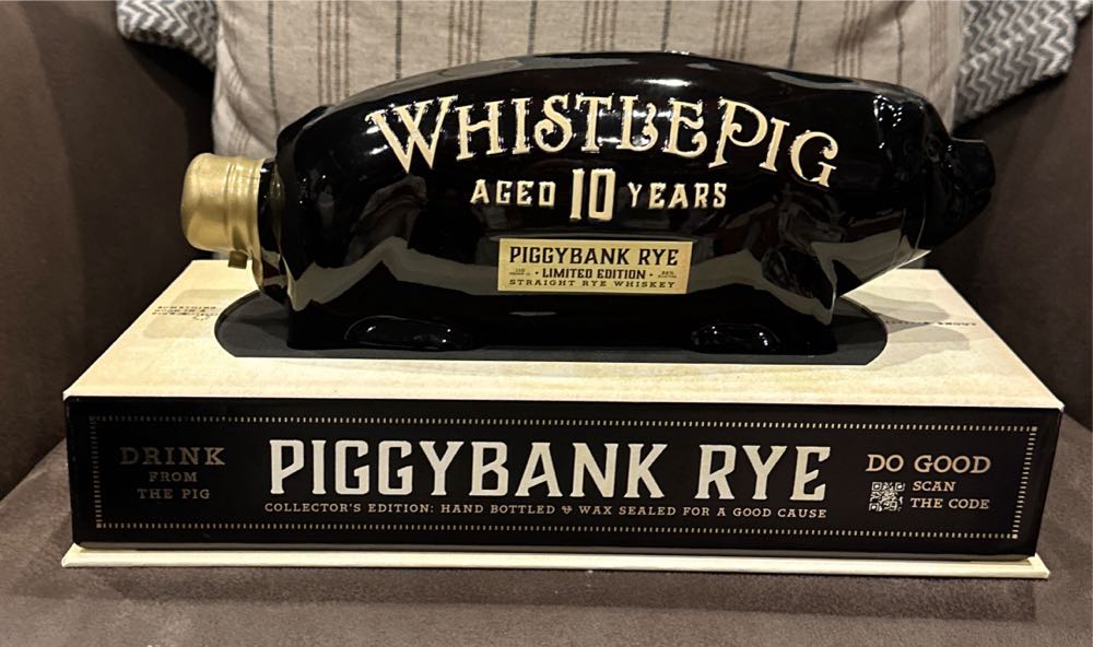 WhistlePig Piggybank Rye Batch 1 - Whistle Pig (750 mL) alcohol collectible [Barcode 850001901468] - Main Image 3