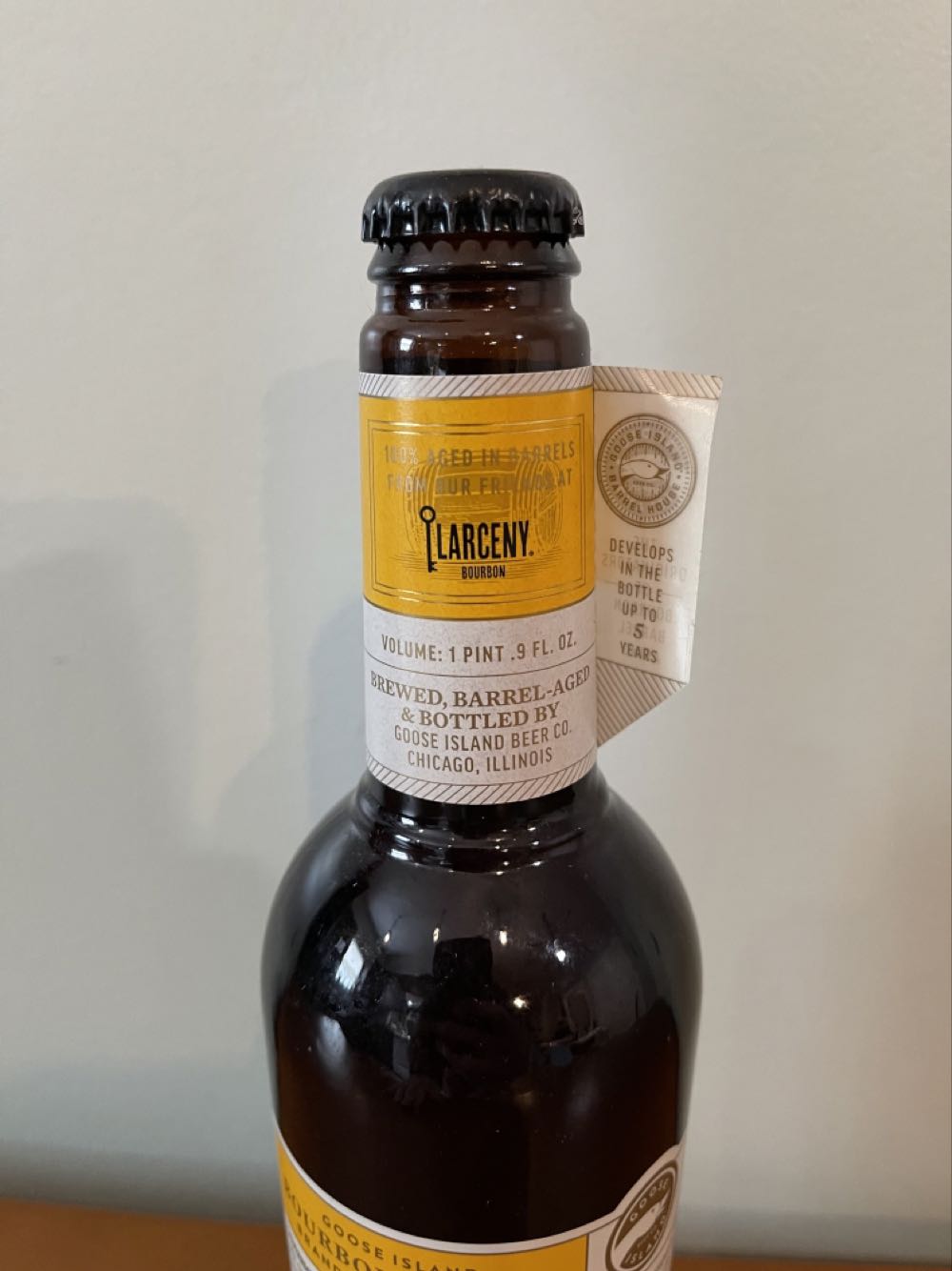 BCBS (2019) WHEATWINE ALE - GOOSE ISLAND BEER COMPANY® (16.9 mL) alcohol collectible [Barcode 736920119712] - Main Image 4