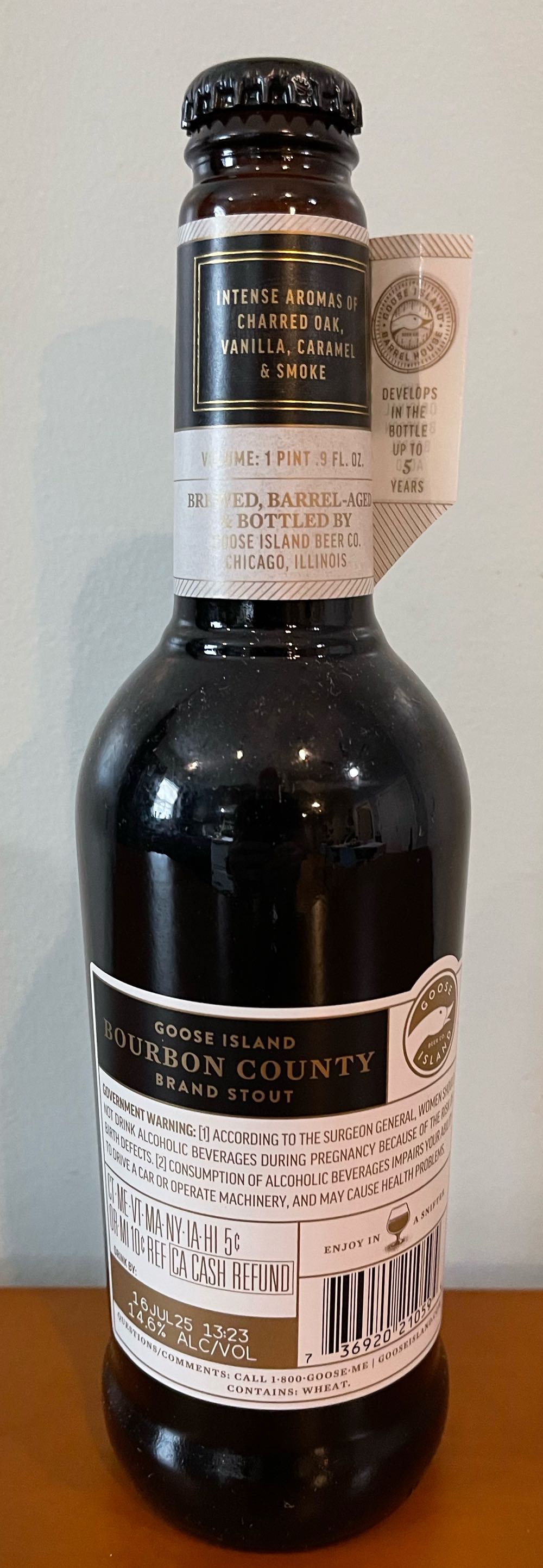 BCBS (2020) Original - GOOSE ISLAND BEER COMPANY® (16.9 FL OZ) alcohol collectible [Barcode 736920210594] - Main Image 2
