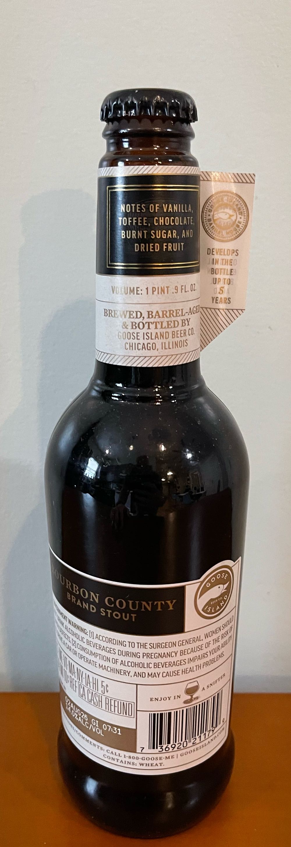 BCBS (2021) Original - GOOSE ISLAND BEER COMPANY® (16.9 FL OZ) alcohol collectible [Barcode 736920211799] - Main Image 2