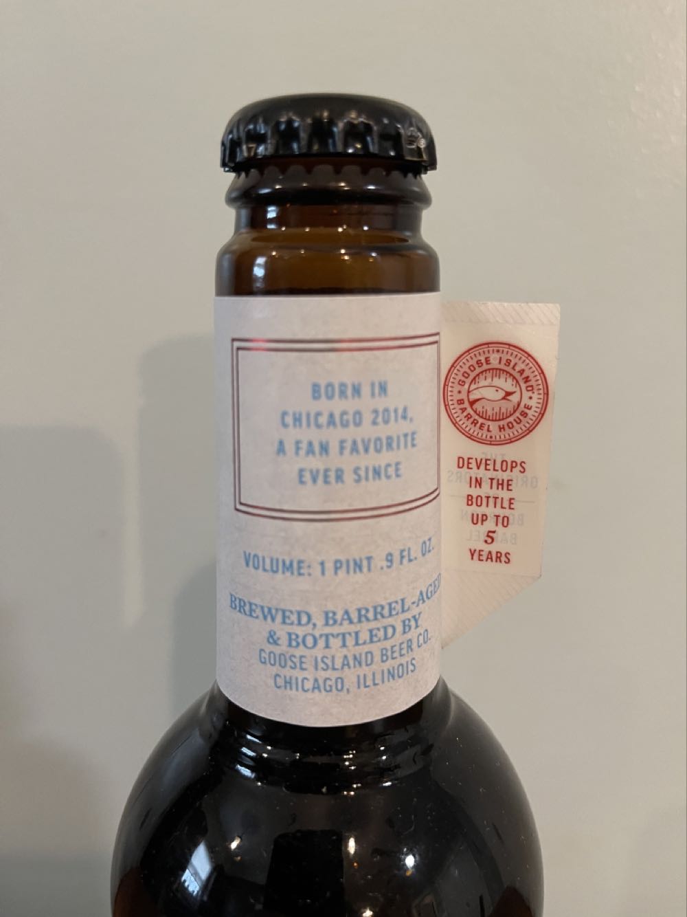 BCBS (2021) Fourteen Stout - GOOSE ISLAND BEER COMPANY® (16.9 FL OZ) alcohol collectible [Barcode 736920211973] - Main Image 4