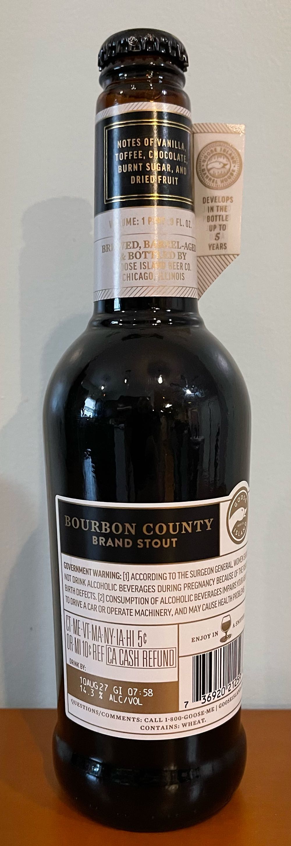 BCBS 2022 Original - GOOSE ISLAND BEER COMPANY® (16.9 FL OZ) alcohol collectible [Barcode 736920212598] - Main Image 2