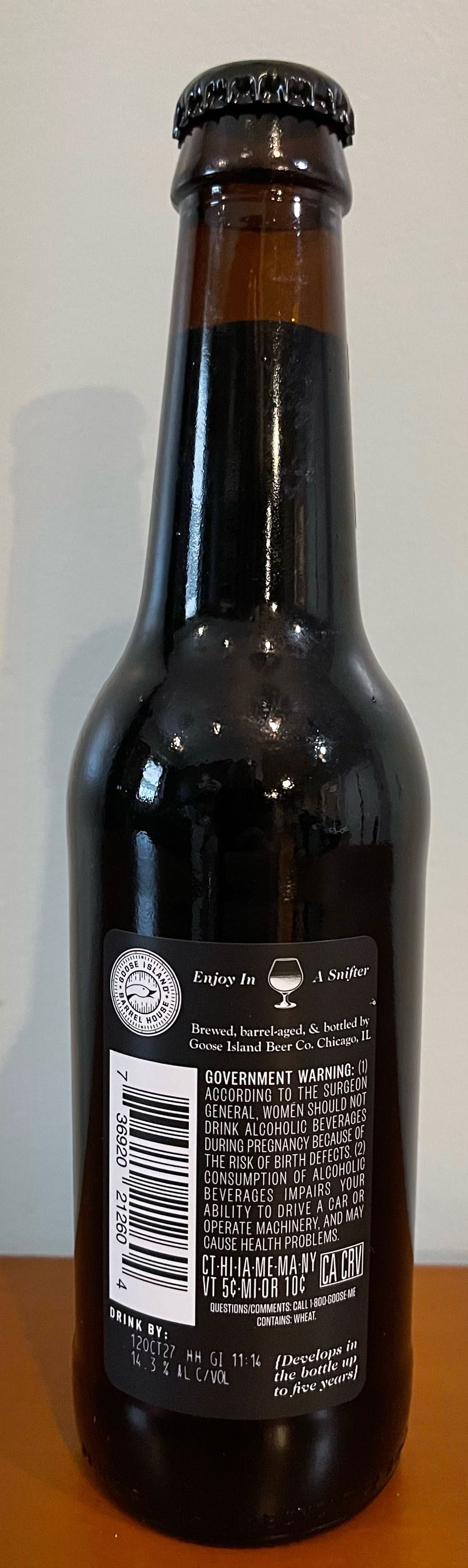 BCBS (2022) Original - GOOSE ISLAND BEER COMPANY® (12 FL OZ) alcohol collectible [Barcode 736920212604] - Main Image 2